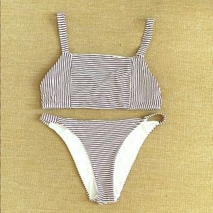 Cupshe striped bikini
